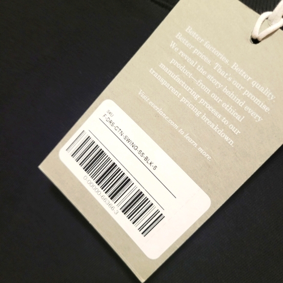 New Everlane The Weekend Swing Mock Dress - Picture 9 of 11